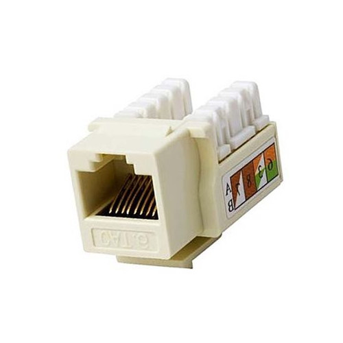 Eagle CAT6 Keystone Jack Ivory 10 Pack RJ45