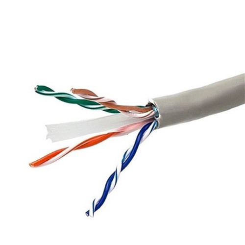 Eagle 1000 FT CAT6 Cable Gray 23 AWG Solid Copper Network Ethernet 550 MHz UTP CMR