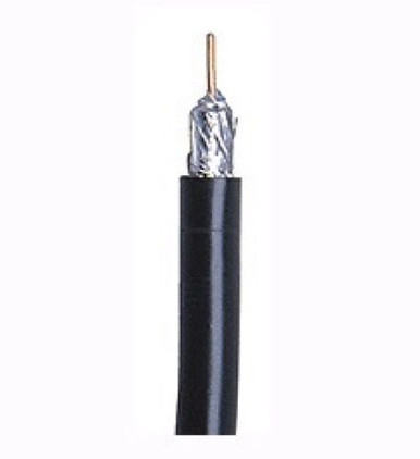 12FT RG-6 Coaxial Cable Jumper Black RG6 TV Satellite Cable RG-59 Compatible