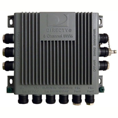 DirecTV SWM8R2-03 8 Channel Single Wire Multiswitch 8 Tuners, Part # SWM08R