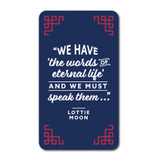 Lottie Moon Inspirational Magnet