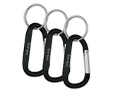 IMB Carabiner - Black with Split Ring
