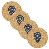 Branded Cork Coaster Set (4-Pack)