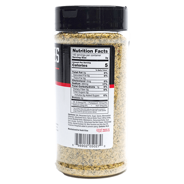 Heath Rile Garlic Butter Rub Shaker, 16 oz.