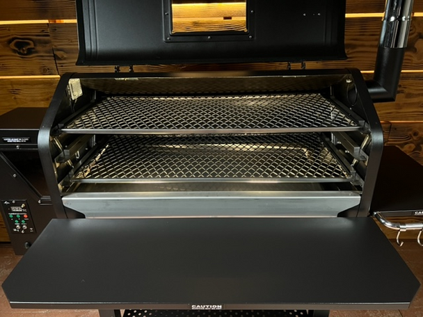 Custom Slide-out rack system for GMG Green Mountain Grills Peak Jim Bowie Prime Plus