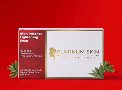 Platinum Skin 24K radiance skin lightening soap