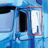 Freightliner Century (2005-2010) & Columbia (2005-2020) Chrome Mirror Cover Pair