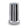 33mm * 4" Chrome ABS Plastic Threaded Long Nut Cover with Flange