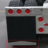 24" Stainless Steel Mud Flap Weight with Bolted Angled Bottom