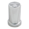 33mm * 3-3/8" Chrome Plastic Pinwheel Screw on Lug Nut Cover