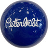 Single Round Brake Knob with "Peterbilt" Engraved