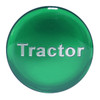 "Tractor" Glossy Brake Knob Sticker Only