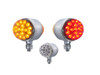17 LED Dual Function Watermelon Double Face Pedestal Light with Reflector Diodes