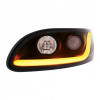 Peterbilt 386/387 Projection Headlight W/LED Dual Function Light Bar