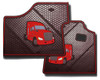 Kenworth T680 Red Rubber Floor Mat Set