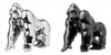 Chrome or Black Gorilla King Hood Ornament