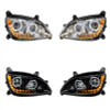 Peterbilt 587 (2010-2016) & 579 (2012-2021) ALL LED Chrome or Black Headlight