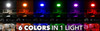 Peterbilt 6 Colors LED Interior Projector Dome Cab Light