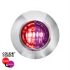 3/4” 2 LED Dual Colors Mini Double Fury Light (Clearance/Marker) Clear Lens