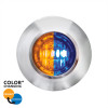 3/4” 2 LED Dual Colors Mini Double Fury Light (Clearance/Marker) Clear Lens