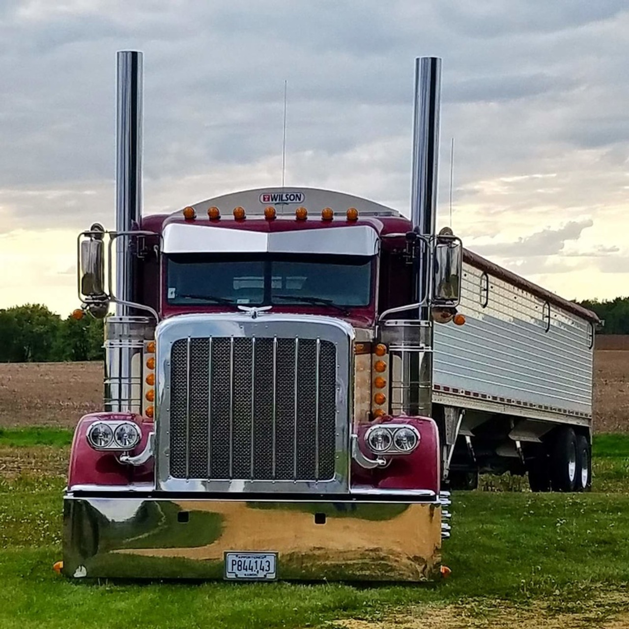 Peterbilt 11"-7.5" Flat Bottom Ultra Visor