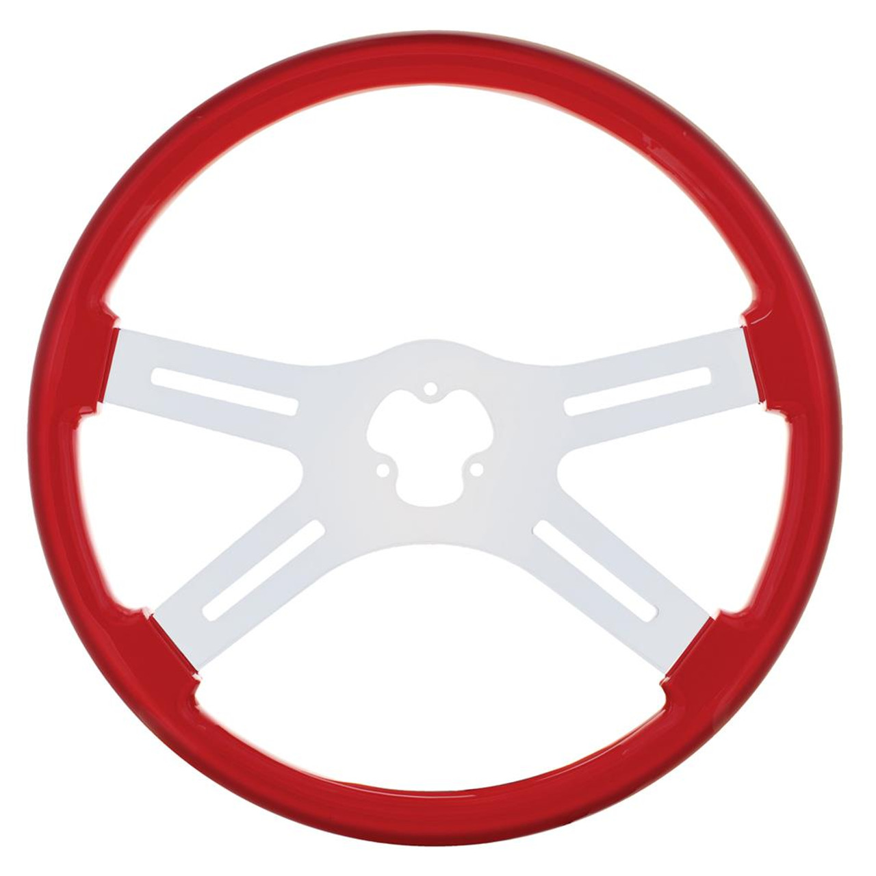 18" Steering Wheel - Red