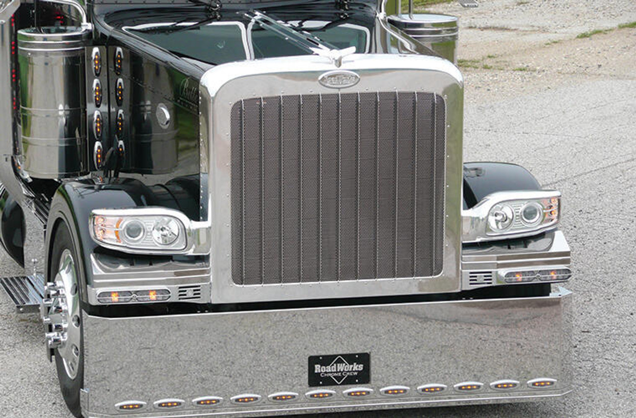 Peterbilt 388/389 Punch Grill w/small 1/4" circle holes