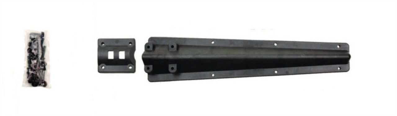 Single Black Bracket Arm with Hardware