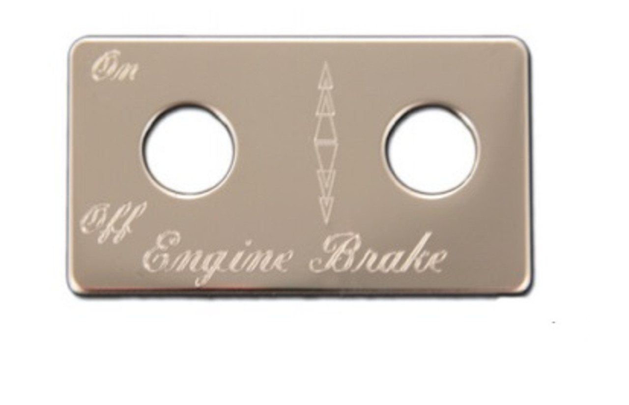 PB Plate - Engine Brake w/2 hls