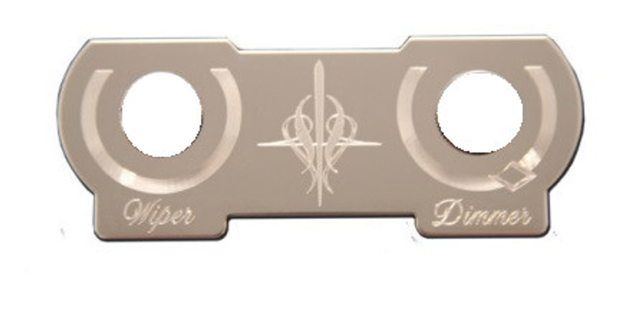 1987-2000 SS Plate - Dimmer/Wiper - Face Nut NOT included