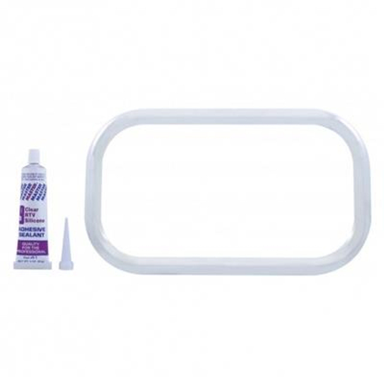 Freightliner Stainless Curved View Window Trim With Sealant Adhesive