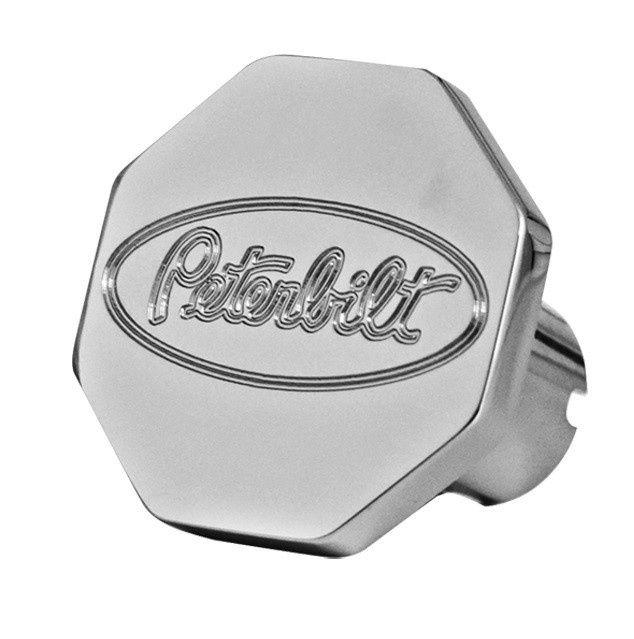 Octagon Brake Knobs with Peterbilt Logo