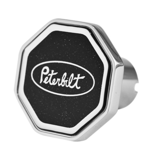 Octagon Brake Knobs with Peterbilt Logo