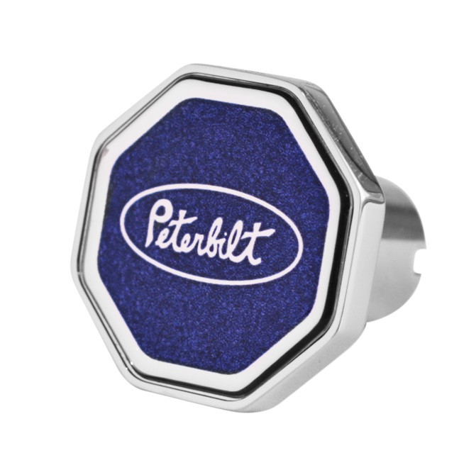 Octagon Brake Knobs with Peterbilt Logo
