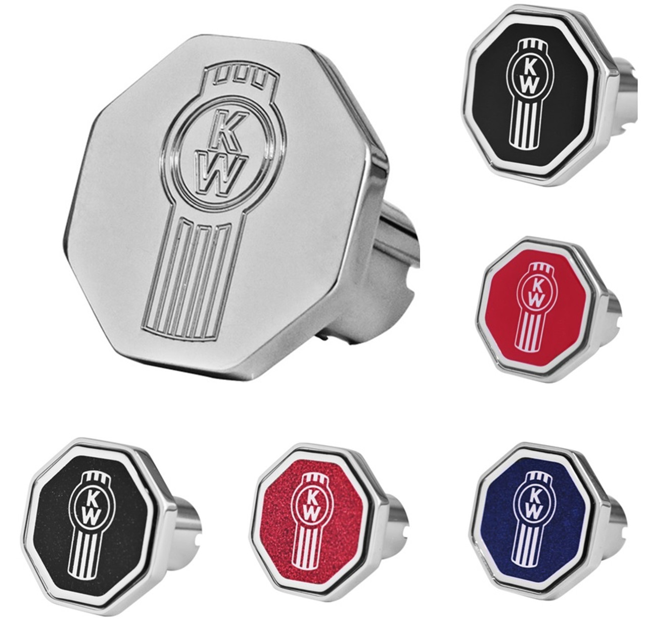 パーツ agomecan Octagon Brake Knobs with Kenworth Logo