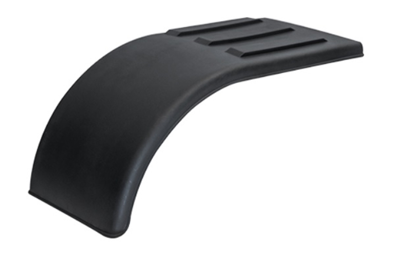 Poly Tandem Half Fender Pair - Black