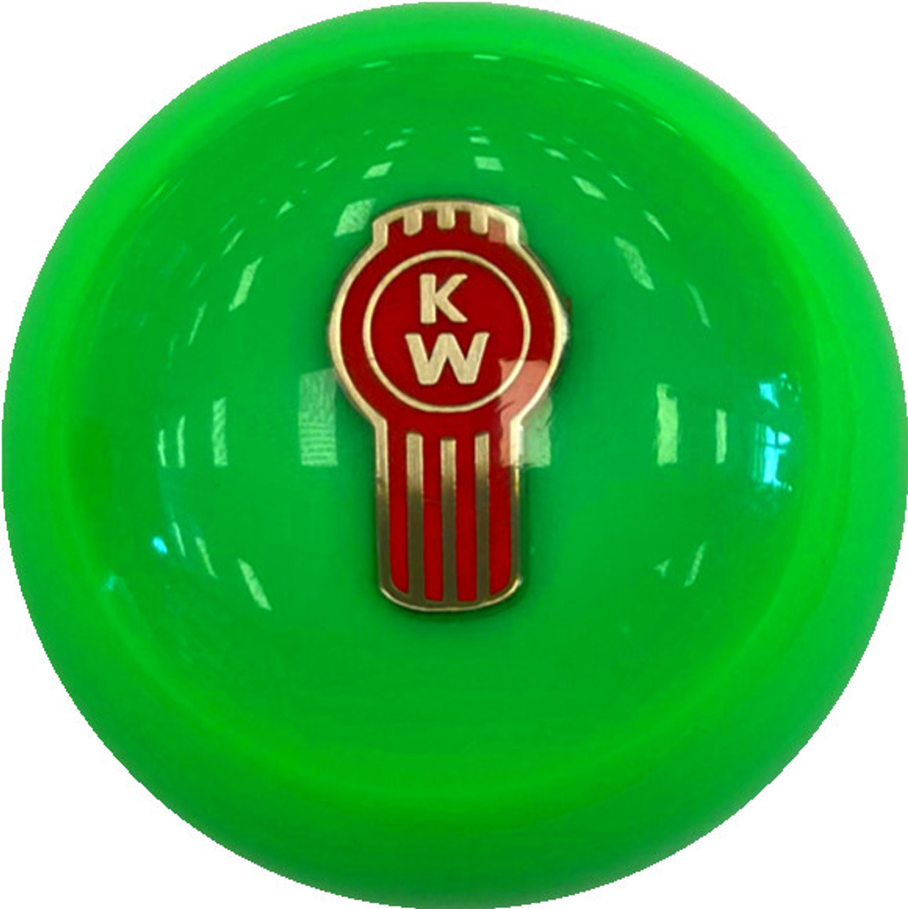 Round Shift Knob with Kenworth Logo