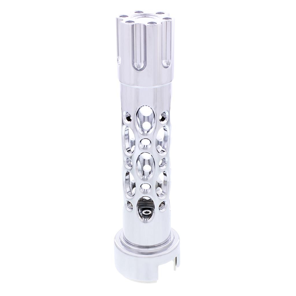 13/15/18 Speed Chrome Thread-on "Austin" Gearshift Knob With Adapter - Vertical