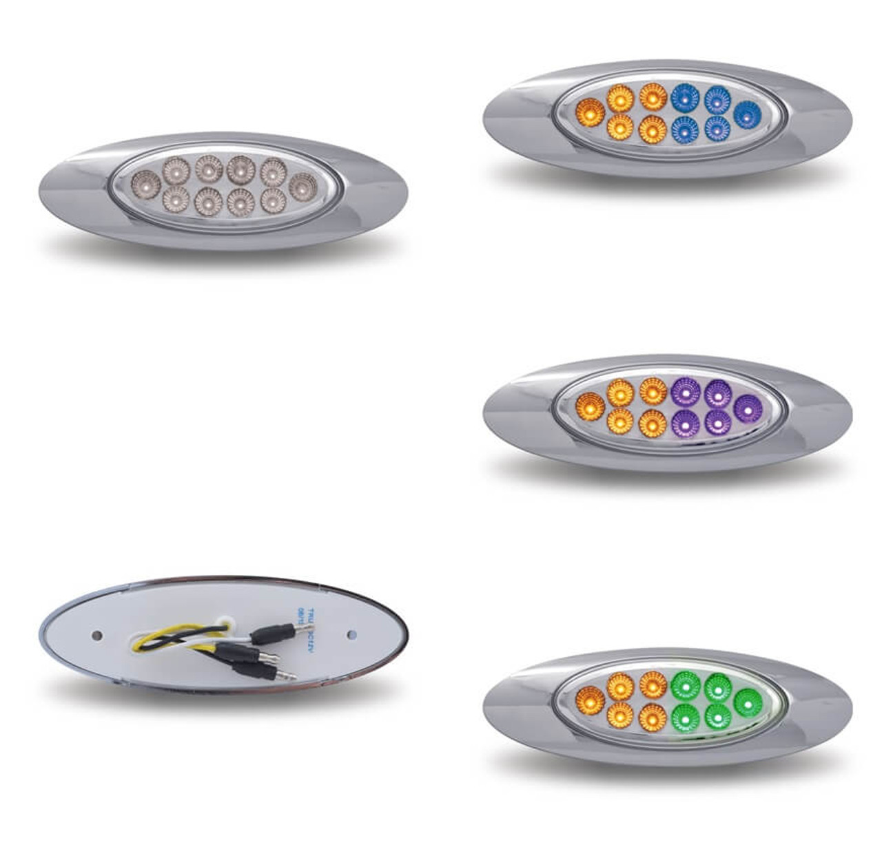 10 LED G4 Millennium Dual Color Amber Marker light