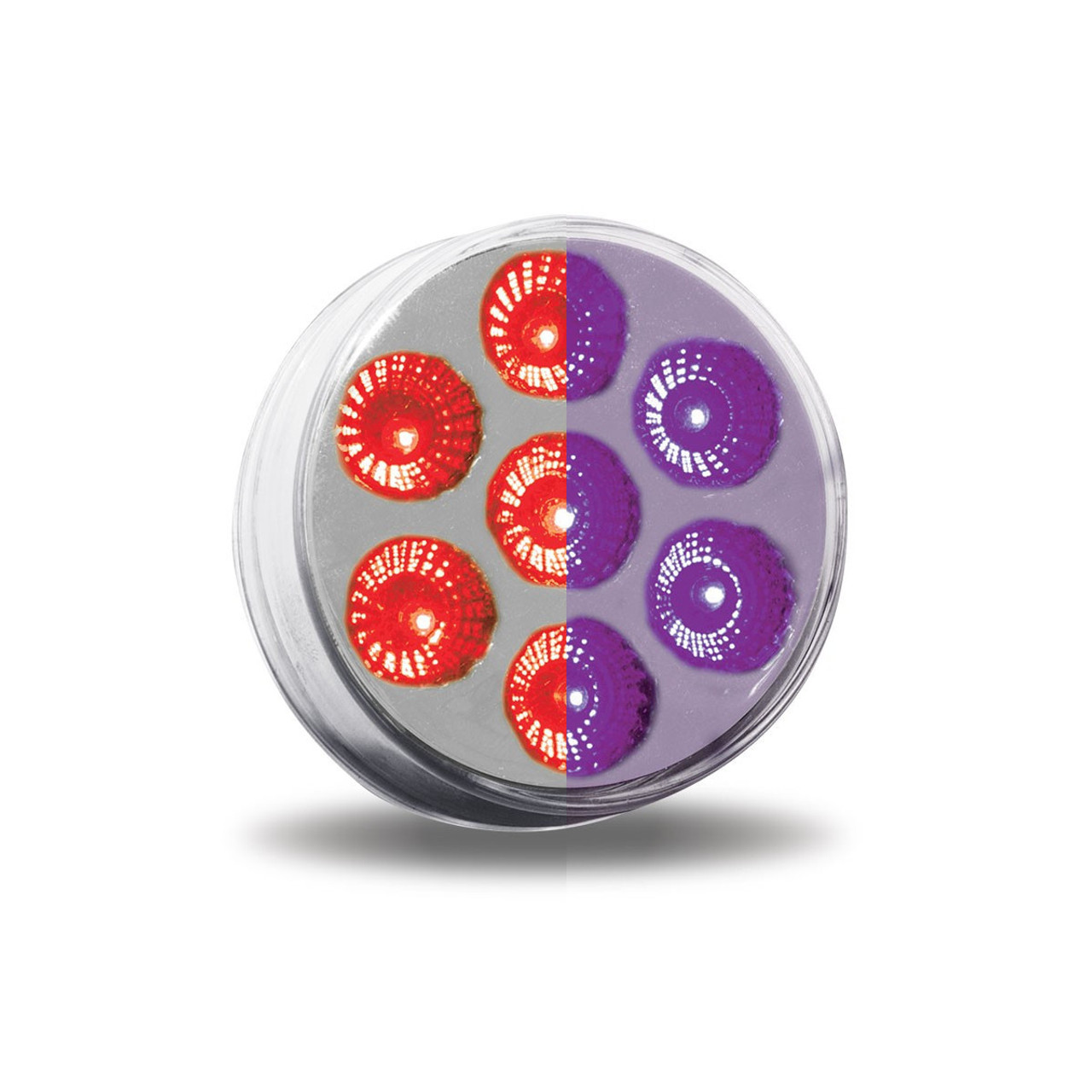 2.5" Round 7 LED Dual Color Marker Light