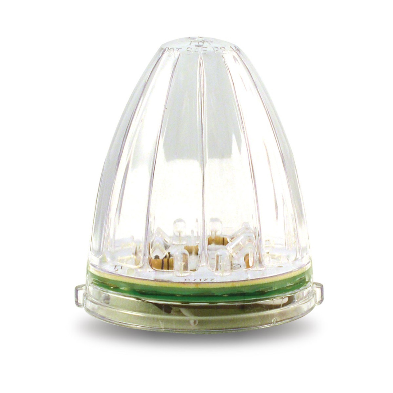 19 LED Peterbilt Amber with Clear Lens Cab Light