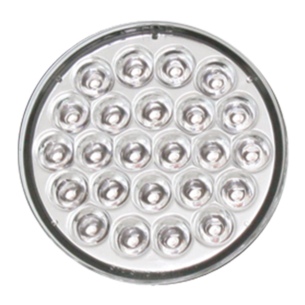 24 LED 4" Round Pearl Stop, Turn & Tail Light