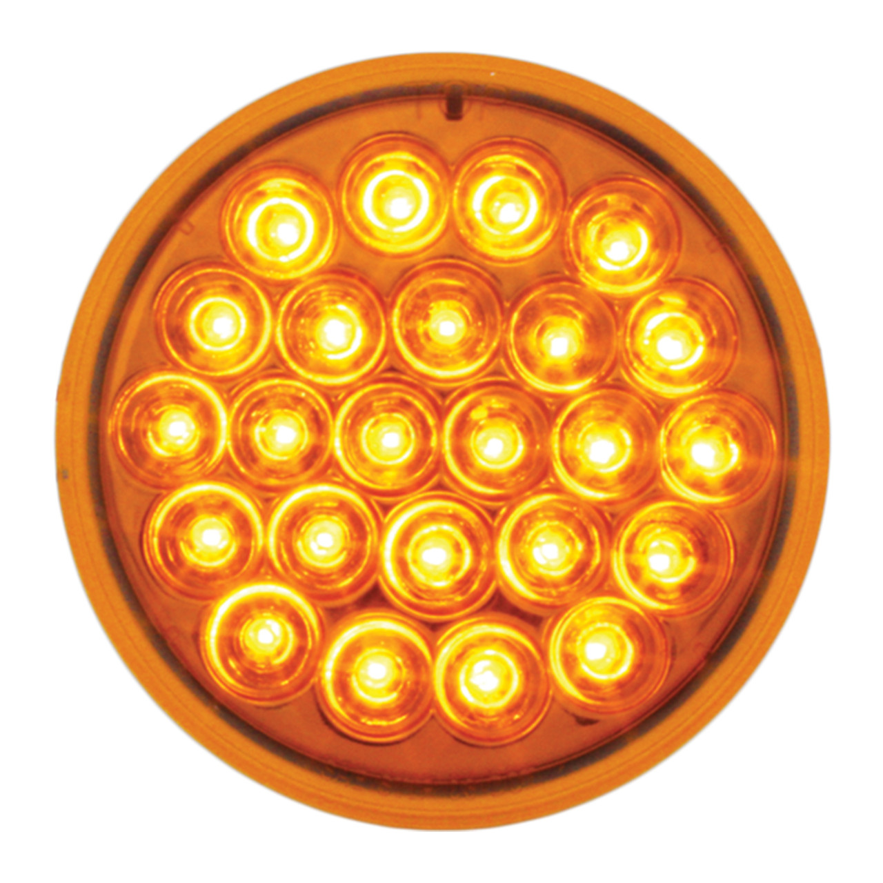 24 LED 4" Round Pearl Stop, Turn & Tail Light