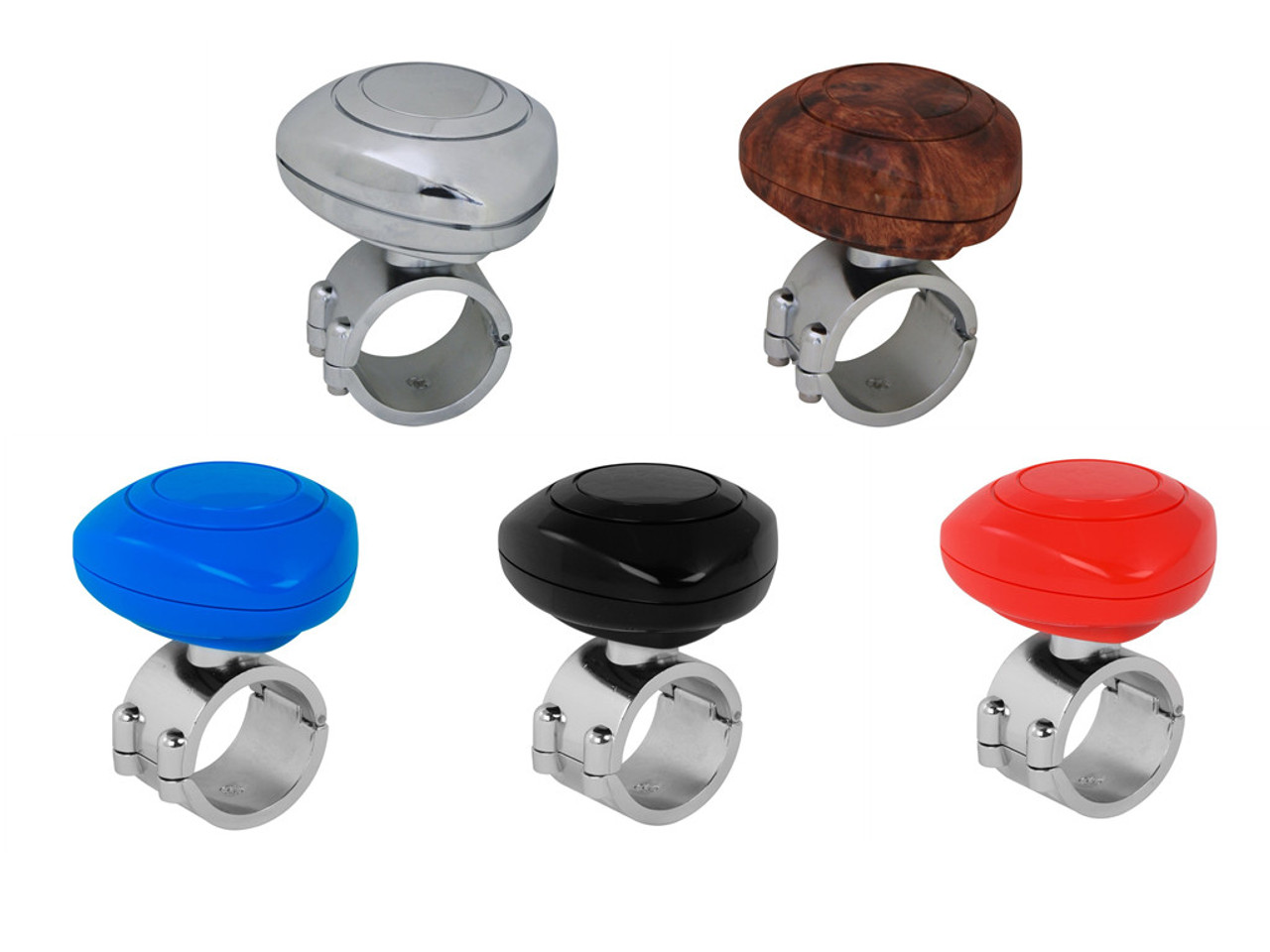 Assorted Color Steering Wheel Plastic Spinner Knob