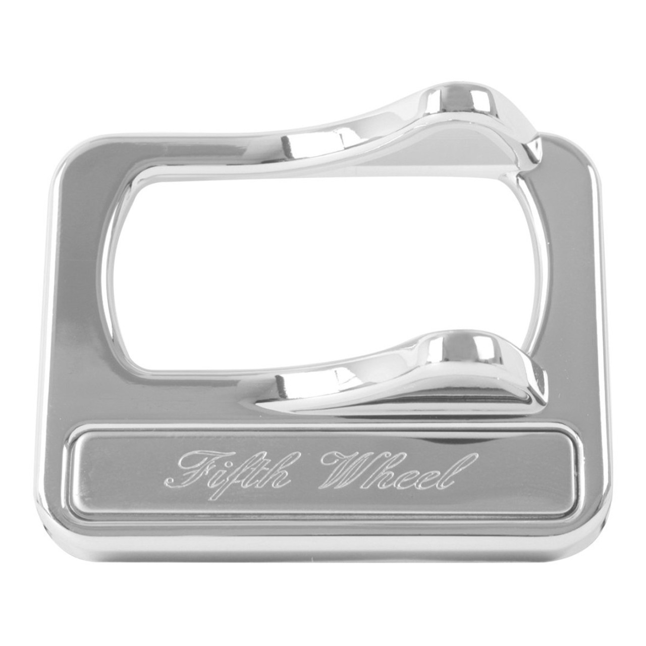 2005+ chrome plastic rocker switch cover with stainless steel script plate