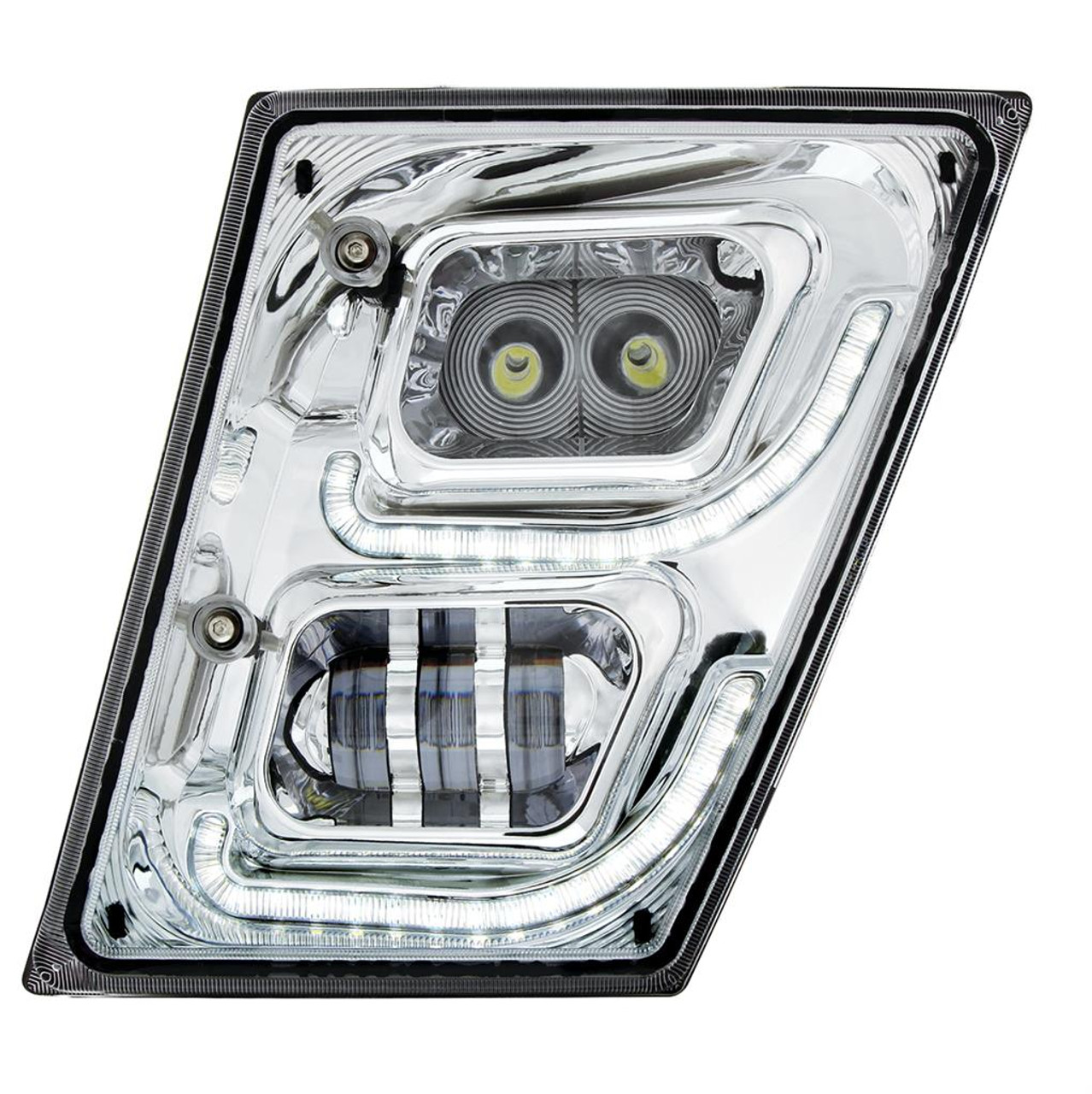 2003-2017 Volvo VN/VNL High Power LED Fog Light W/LED Driving Light & Position Light