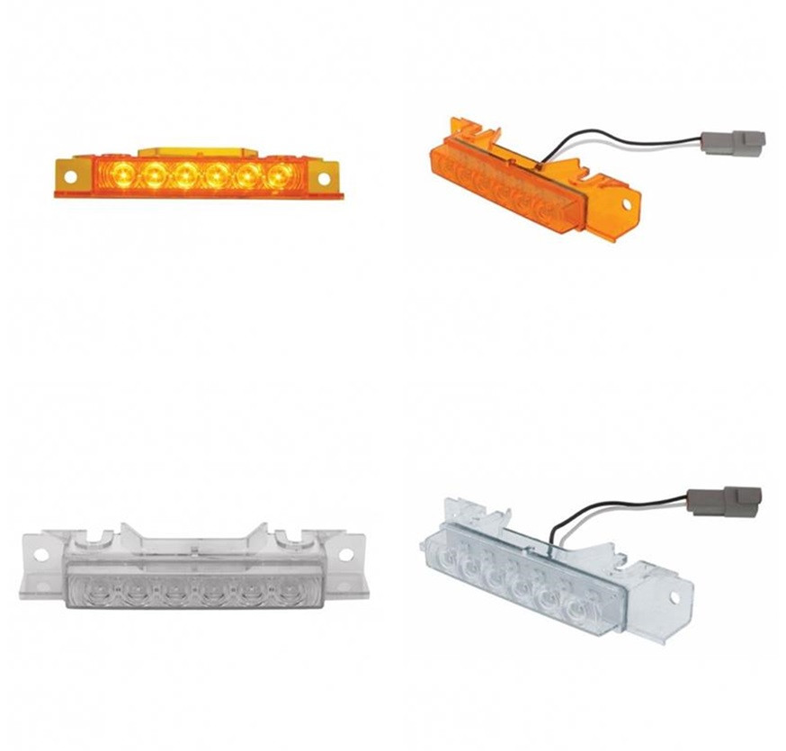 1996-2017 Volvo VNL 6 LED Exterior Amber Visor Light