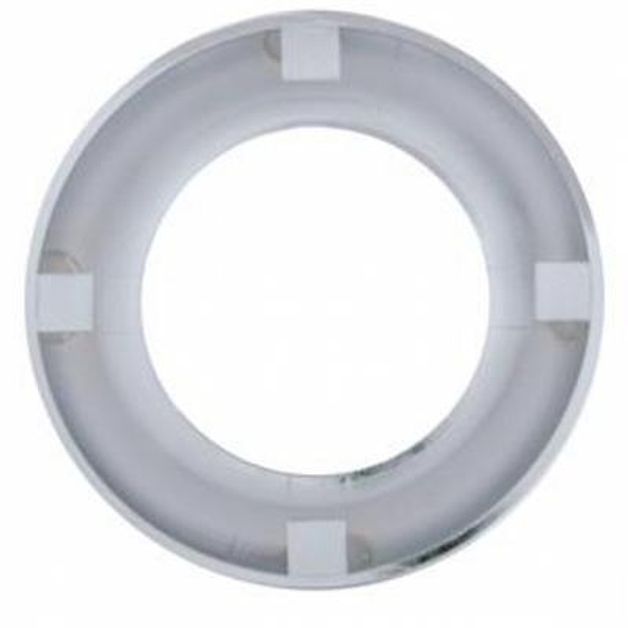2"/2.5"/4" Round or Oval Chrome Plastic Twist on Style Light Bezel