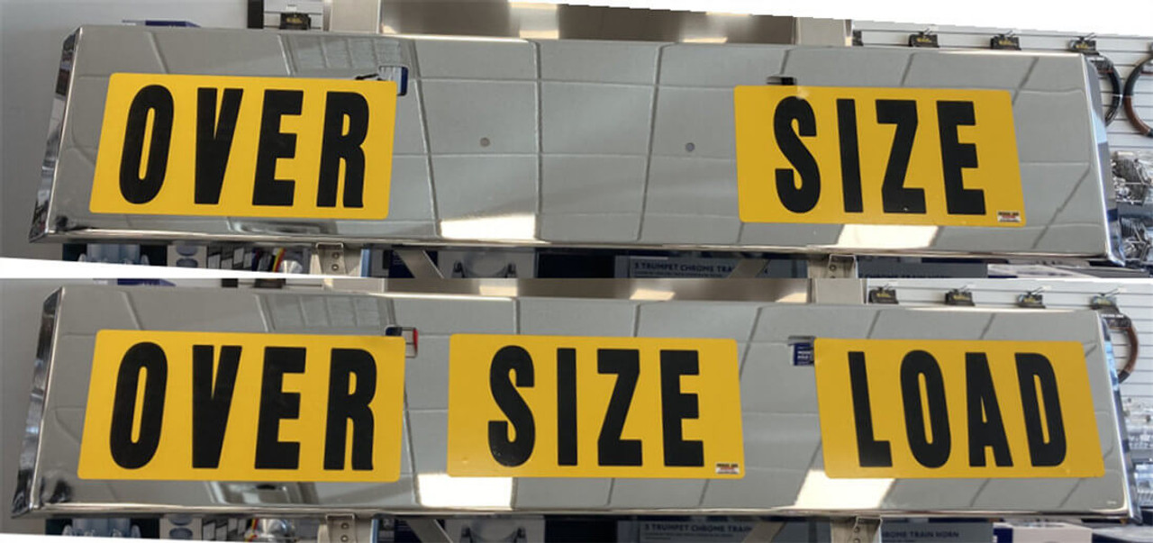 2 or 3 pieces "Over Size Load" Magnetic Sign