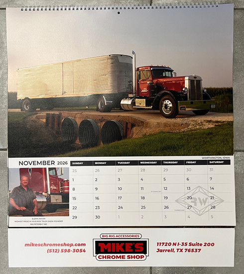 2026 Rockwood Calendar 19"*22"